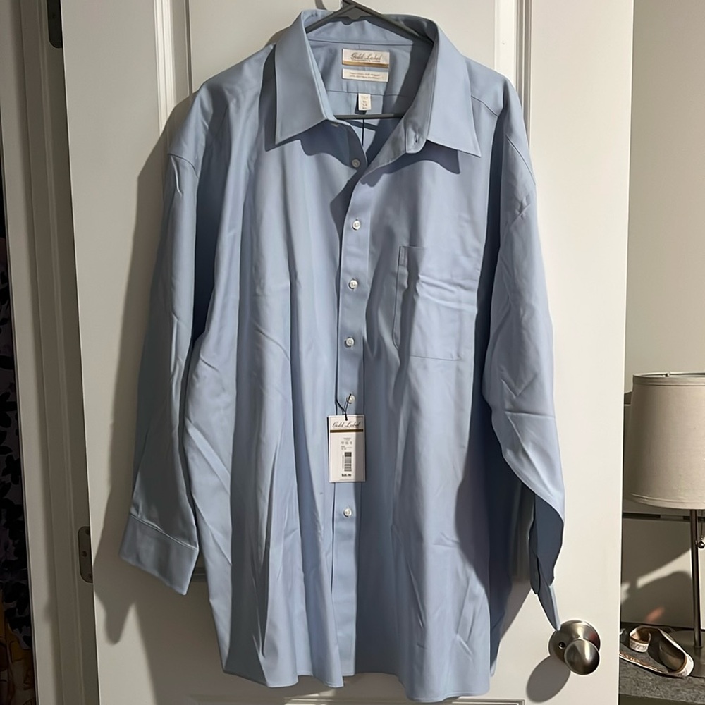 NWT - Roundtree and Yorke Gold Label dress shirt 19-34